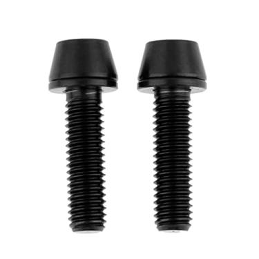 Imagem de Generic 2 parafusos de bicicleta multiuso, arruela de parafuso de cabeça cônica - Escolha o tamanho e as cores - preto, M5 x 20