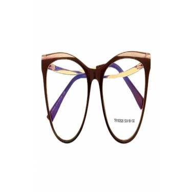 Imagem de Armação Óculos de Grau Feminina Gatinho Star-Feminino