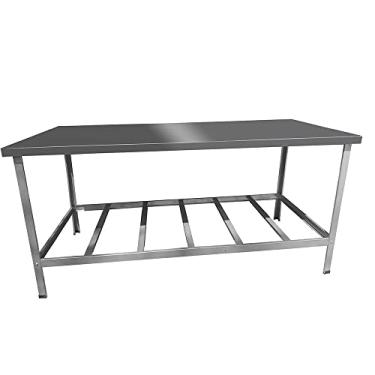 Imagem de Mesa de Manipulação Inox Slim Cefaz 190x70cm Msis-22