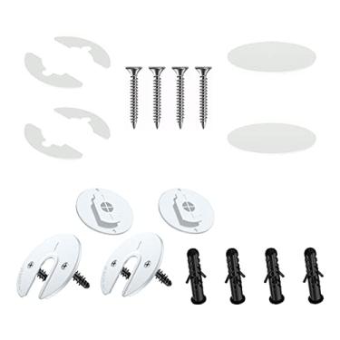 Imagem de balikha Suporte para tablet de em parede universal suporte de armazenamento traseiro para laptop ajustável rotação de 90 para laptop telefone, Branco