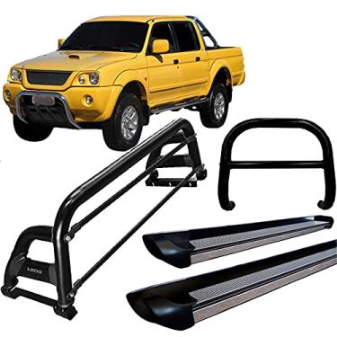 Imagem de Kit Quebra Mato +Estribo Pers +Santo Anto H2 L200 2004 Preto