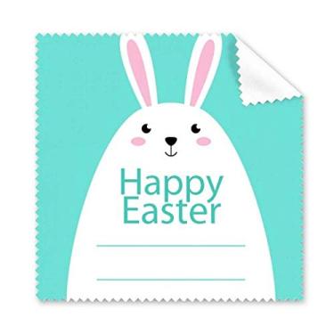 Imagem de Feliz Páscoa Festival Azul Coelhinho Padrão Pano de Limpeza Limpeza de Tela de Telefone 5 peças