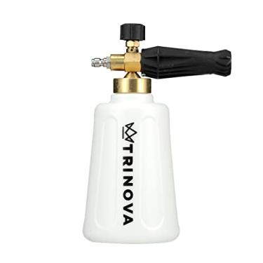 Imagem de TriNova Canhão de espuma para lavadora de pressão – Pistola de espuma resistente de base larga para detalhes