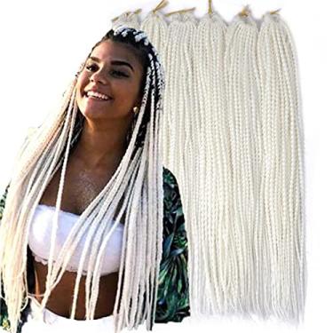 Imagem de Mayloss 6 Pacote/LOTE Senegalese Twist Crochet Tranças de Cabelo Pequeno Fácil Twist Crochet Trança Cabelo 2S Senegalese Twists 14 polegada 18inch 24inch 30 fios/pacote Penteados Para As Mulheres cor (14 polegad, 60)