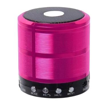 Imagem de Mini Caixa De Som Portátil Speaker Ws-887 Rosa