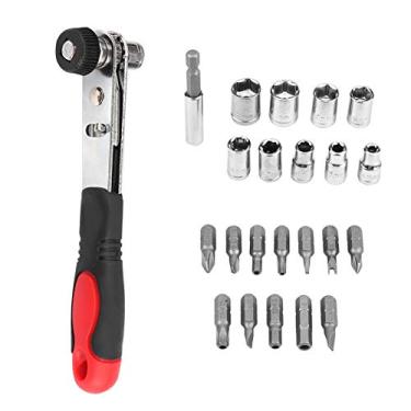 Imagem de Aramox Star Bit Socket, 23pcs Drive Extra Long Torx Star Bit Socket Set Kit Mechanical Repair