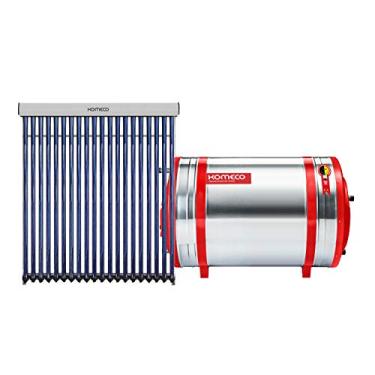 Imagem de Aquecedor Solar 300 L Inox 304 baixa pressão nível + 1 Coletor a vácuo 20 tubos Komeco