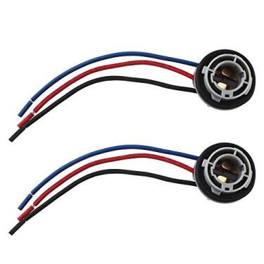 Imagem de GLL Stradard 1157 Lâmpadas LED Suporte de soquete Auto Carro Plástico à prova d'água Turn Signal Tail Stop Rear Brake Light Base Harness Plugs Conectores Pré-conectados Tomadas de fiação