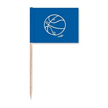Imagem de Bandeiras de palito de dente para basquete esportivo Chasing Delivery Decoração de festa