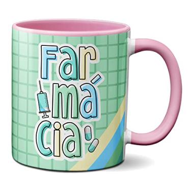 Imagem de Caneca Farmacéutico Profissão Presente Farmácia (Rosa)