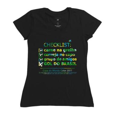 Imagem de Camiseta Feminina - Checklist - Copa Do Mundo 2022 - Duckbill