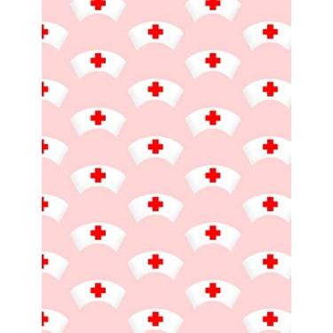 Imagem de pocketbook™: Pocket Size Blank Lined Notebook | Small Notepad for Work | 100 Wide-Ruled Pages | Nursing Cap | Gift for Nurses