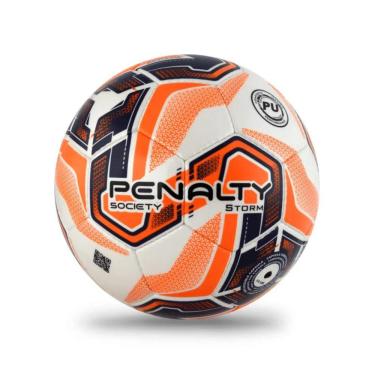 BOLA PENALTY FUTSAL MAX 1000 FPFS VIII BRANCO/LARANJA