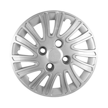 Imagem de Calota Aro Grid 13 Fiat Grand Siena 13 Prata Fixacao Parafuso Grid 092Cbptau.