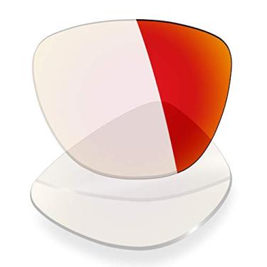 Imagem de Lentes de reposição Mryok UV400 para Oakley Frogskins Mix – Vermelho Eclipse Photochromic