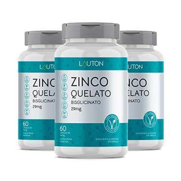 Imagem de Zinco - 3 unidades de 60 Cápsulas - Lauton