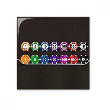 Imagem de Ilustração de arranjo lateral de lascas azulejo de cerâmica brilhante decalque de tijolos vitrificados