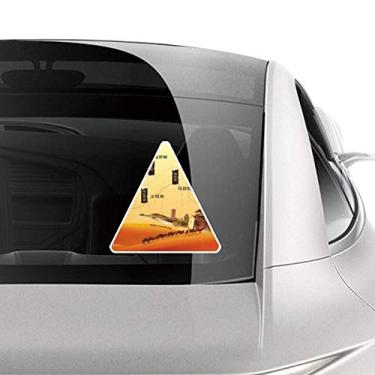 Imagem de DIYthinker Adesivo de carro Camel Desert Along The Way to The Silk Road Map para motocicleta bicicleta bagagem decalque