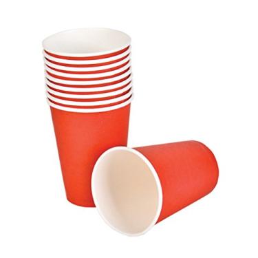 Imagem de Copos de papel vermelho de 226 g