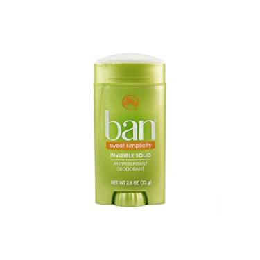 Imagem de Desodorante Antitranspirante Sólido Ban Sweet Simplicity, Branco, Miami, 73 g