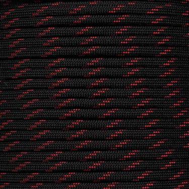 Imagem de Corda militar de náilon multicolorida West Coast Paracord 550 Tipo III 7 cordas utilitárias - 100 pés Hanks, Dark Side