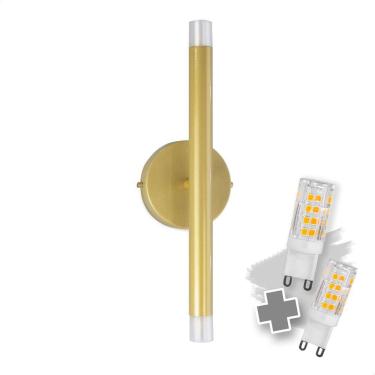 Imagem de Arandela Parede Slim Billy OURO com 2  LED G9 5W