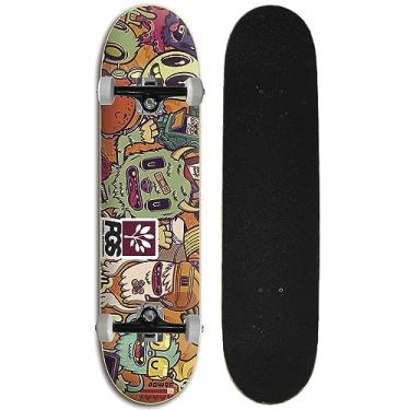 Imagem de Skate Iniciante Completo Progress - PGS Monster Colors