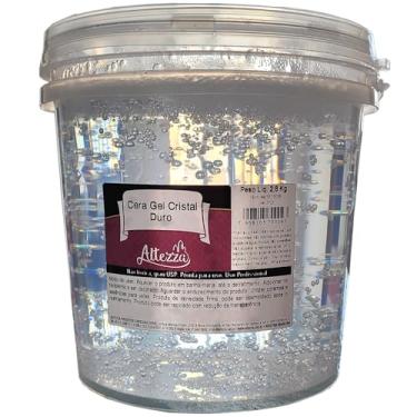 Imagem de Cera Gel Duro Balde 2,8 Kg (Cera Gel Duro) Altezza Vela Parafina Gel Cristal Dura Transparente = 3,2 Litros