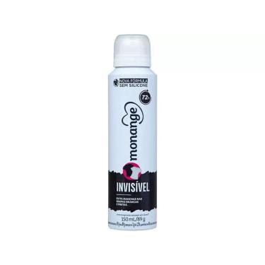 Imagem de Desodorante Antitranspirante Aerossol Invisível Evita Manchas 150ml Monange