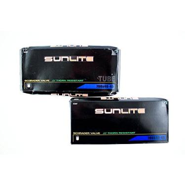 Imagem de (700 x 40-45 / 32mm) - Sunlite Thorn Resistant Schrader Valve Tube, Black