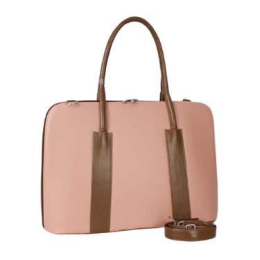 Imagem de Bolsa Pasta Para Notebook Feminina Executiva Grande Até 15.6 Polegadas (Coral Prada)