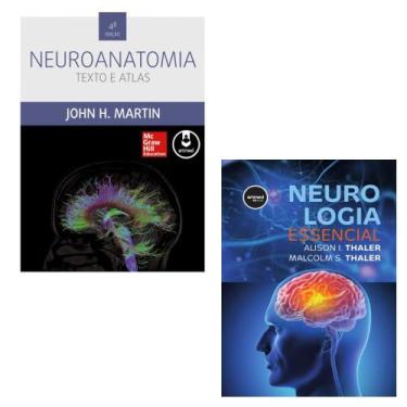 Imagem de Kit 2 Livros: Neurologia Essencial + Neuroanatomia