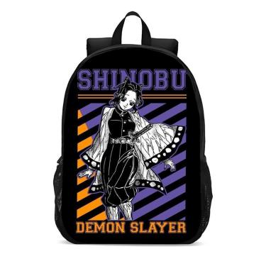 Imagem de Mochila Escolar Infanto Juvenil Anime Shinobu Demon Slayer Top Lançamento 0252-Unissex