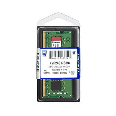 Imagem de Memória para Notebook DDR4 8GB 2400MHz Kingston Value CL17 KVR24S17S8/8