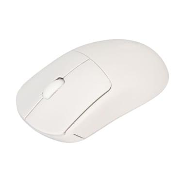Imagem de Mouse para Jogos Sem Fio, Baixo Consumo de Energia, Plug and Play, Alimentado por Bateria, 1200 DPI, 2.4G, Roda de Rolagem de Borracha para PC Desktop para Meninas (Branco)