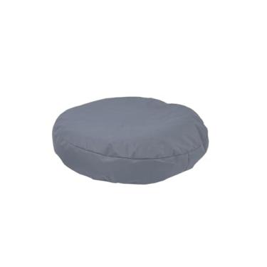 Imagem de EechicSpace Capa de cama redonda impermeável para cães lavável cinza 91 cm