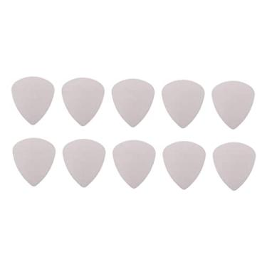 Imagem de Newmind 10 palhetas de guitarra, aço inoxidável, vários pacotes de protetores de ponta dos dedos duráveis para baixo, sons vibrantes e brilhantes de longa duração para ukulele