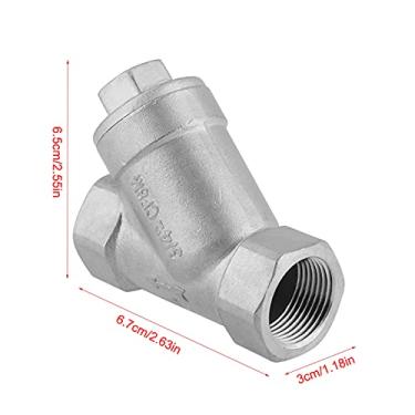 Imagem de Filtro Y de 3/4, Filtro Em Y de Rosca DN20 PT, Encaixe de Tubulação de Aço Inoxidável para água, óleo, de Filtragem de Bomba de Gás