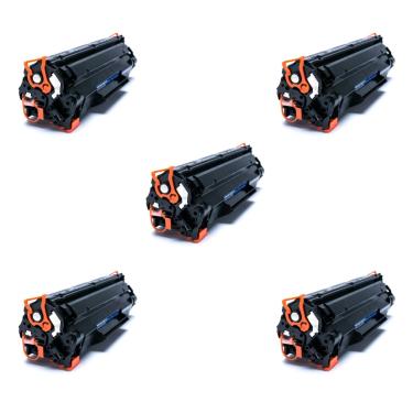 Imagem de Kit 5x Toner Compatível Cf283a 83a M127FN M125 M201 M225 226