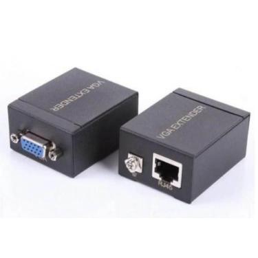 Imagem de Extensor vga 60m para monitor computador notebook projetor - Extender