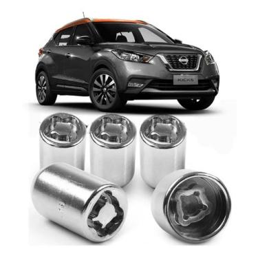 Imagem de Kit Parafuso Porca Antifurto 40CRA Roda Kicks - Todos - RODAFUSO/RAY-X