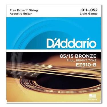 Imagem de Encordoamento Daddarío para Violão Aço .011 EZ910-B - Daddario