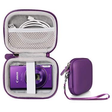 Imagem de Capa para câmera digital WGear para Canon PowerShot ELPH 360 HS, ELPH180, ELPH 190, ELPH 350 HS, ELPH 310 HS, ELPH 360; Sony W800/S, DSCW830; Kodak PIXPRO FZ43, FZ53-BL; Nikon COOLPIX L32 (roxo)