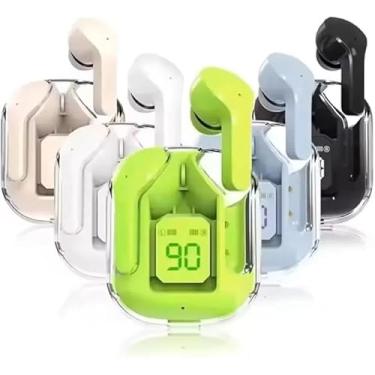 Imagem de Fones de Ouvido Sem Fio, Conjunto de 5 Cores, Bateria de Longa Duração Ar TWS Transparente, V5 (Cores Sortidas)