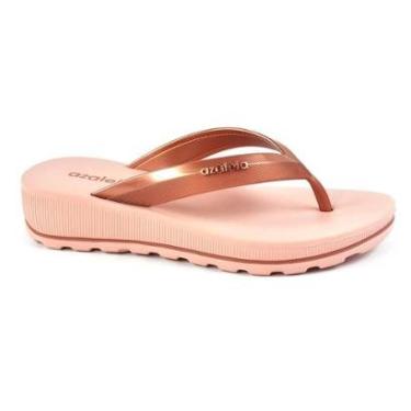 Imagem de Tamanco Azaleia Fabi Light Line Conforto Anabela Feminino Rose-Feminino