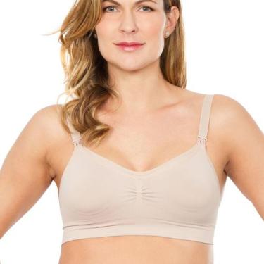 Imagem de Sutiã Sem Bojo Plié Modelo De Amamentação Gravidez Gestante Pós Parto,