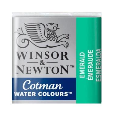 Imagem de Aquarela Cotman Past. 235 Emerald - WINSOR & NEWTON, EMERALD - 235