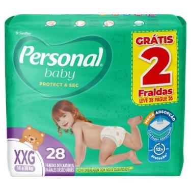 Imagem de Fralda Personal Baby Protect & Sec - Tam. XXG - 28 Fraldas - Santher
