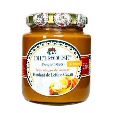Imagem de Doce Fondant de Leite com Cacau Diet 250g - Diet House
