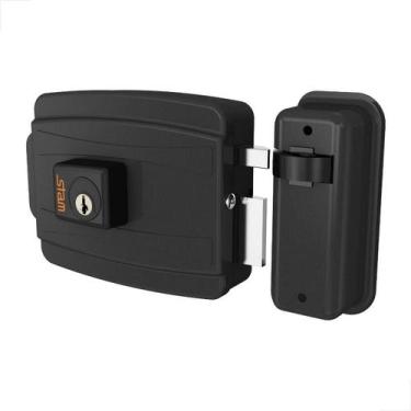 Imagem de Fechadura Portão Elétrica 40mm Abre P/ Dentro Stam Inox